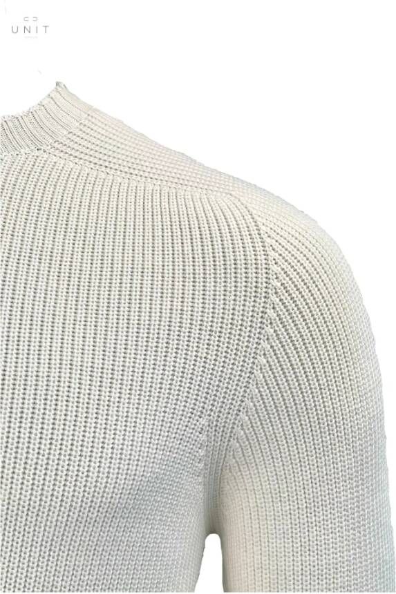 Gran Sasso Round-neck Knitwear Wit Heren