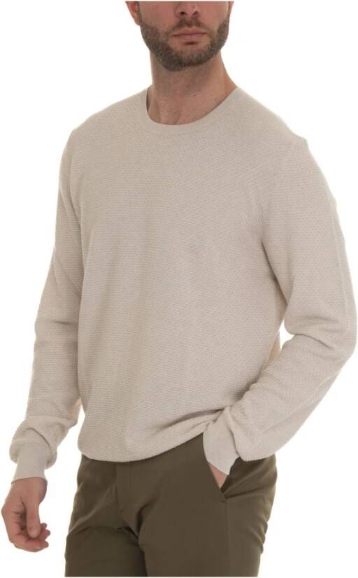 Gran Sasso Round-neck pullover Beige Heren