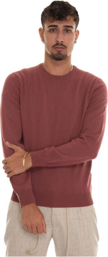 Gran Sasso Round-neck pullover Bruin Heren