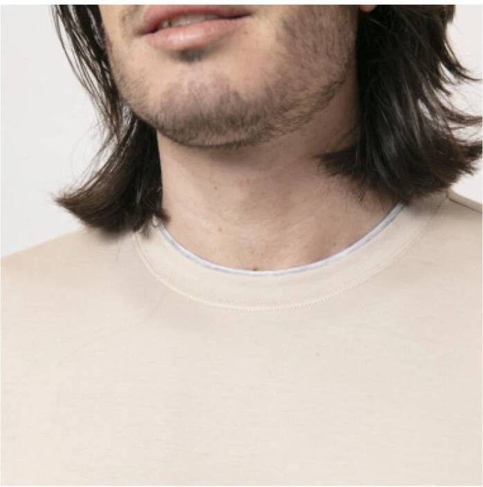 Gran Sasso T-Shirts Beige Heren