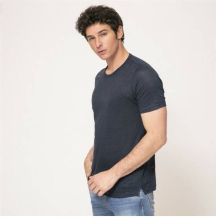 Gran Sasso T-shirts Blauw Heren
