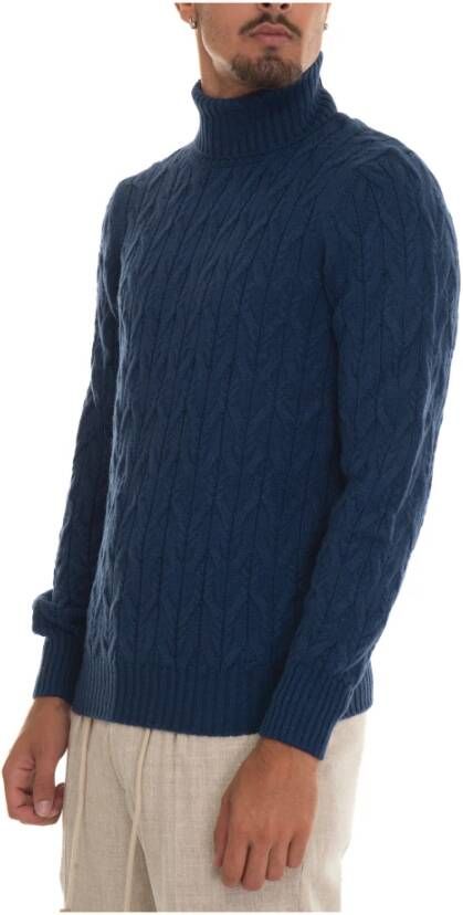 Gran Sasso Turtleneck pullover Blauw Heren