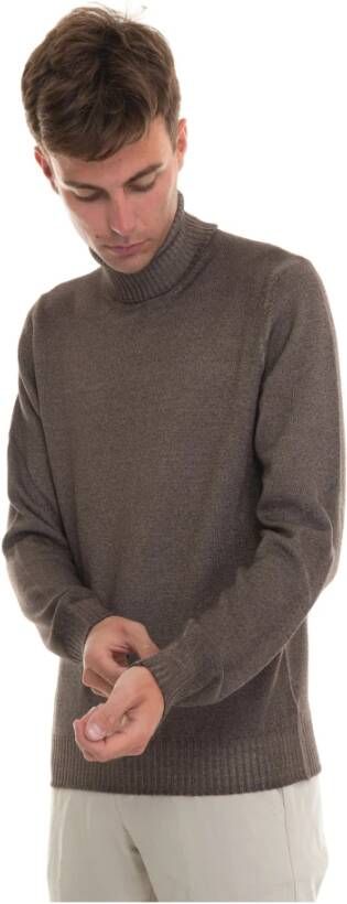 Gran Sasso Turtleneck pullover Bruin Heren