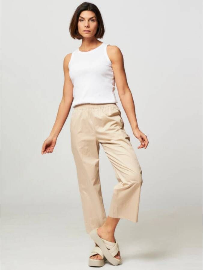 Graumann Straight Trousers Beige Dames