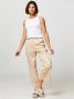 Graumann Straight Trousers Beige Dames - Thumbnail 2