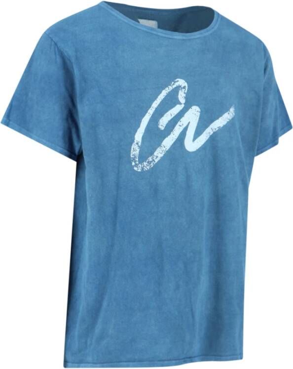 Greg Lauren T-Shirts Blauw Heren