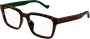 Gucci Optische Bril van Gerecycled Acetaat Brown Unisex - Thumbnail 2