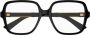 Gucci Klassiek Zwart Optisch Montuur Black Dames - Thumbnail 4