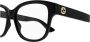 Gucci Stijlvolle zwarte zonnebril voor mannen Black Unisex - Thumbnail 2