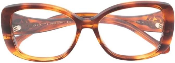 Gucci Bril Bruin Dames