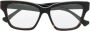 Gucci Optische Donna Recycledacetate Bril Brown Unisex - Thumbnail 4