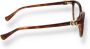 Gucci Ultra Vrouwelijk Cat-Eye Acetaat Montuur Brown Unisex - Thumbnail 4