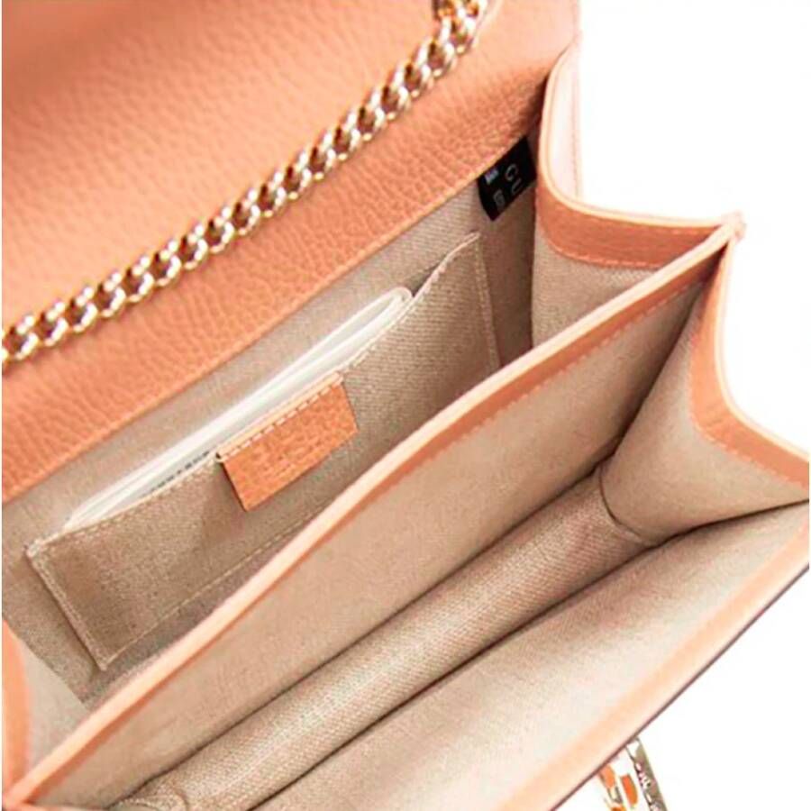 Gucci Interlocking GG Leren Crossbodytas Beige Dames