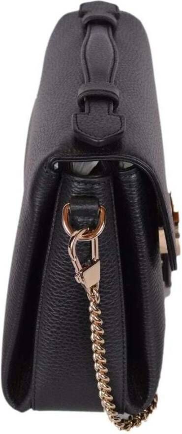 Gucci GG Interlocking Top Handle Shoulder Tas Zwart Dames