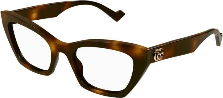 Gucci Stijlvolle Brillenmonturen Bruin Dames