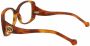 Gucci Oversized Rechthoekige Brillen Brown Dames - Thumbnail 2