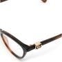 Gucci Ultra Vrouwelijk Cat-Eye Acetaat Montuur Brown Unisex - Thumbnail 5