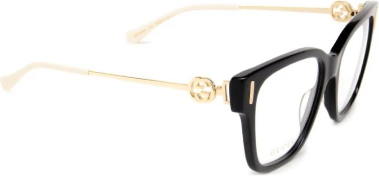 Gucci Bril met Vierkant Frame Geel Dames