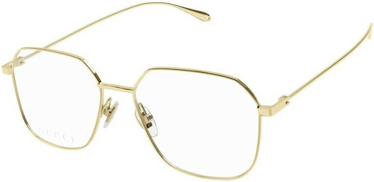 Gucci Multicolor Nylon Bril Geel Dames
