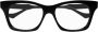 Gucci Vrouwelijke Stijl Zonnebril met Emaille en Strass Details Black Unisex - Thumbnail 2