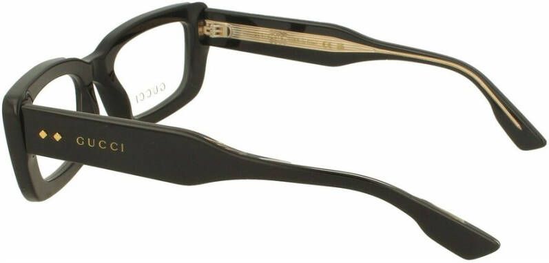 Gucci Upgrade je brilstijl met deze GG1216o modelbril Zwart Dames