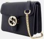 Gucci Interlocking Schoudertas Black Dames - Thumbnail 3