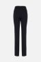 Gucci Straight-Fit Zijden en Wol Broek Zwart Dames - Thumbnail 2