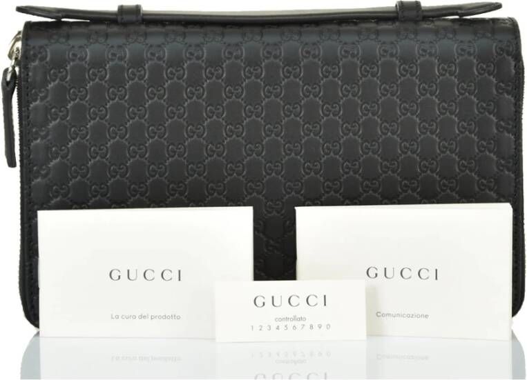 Gucci Portemonnee Kaarthouder Black Heren