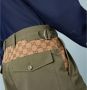 Gucci Canvas-panel cargo broek Groen Heren - Thumbnail 2