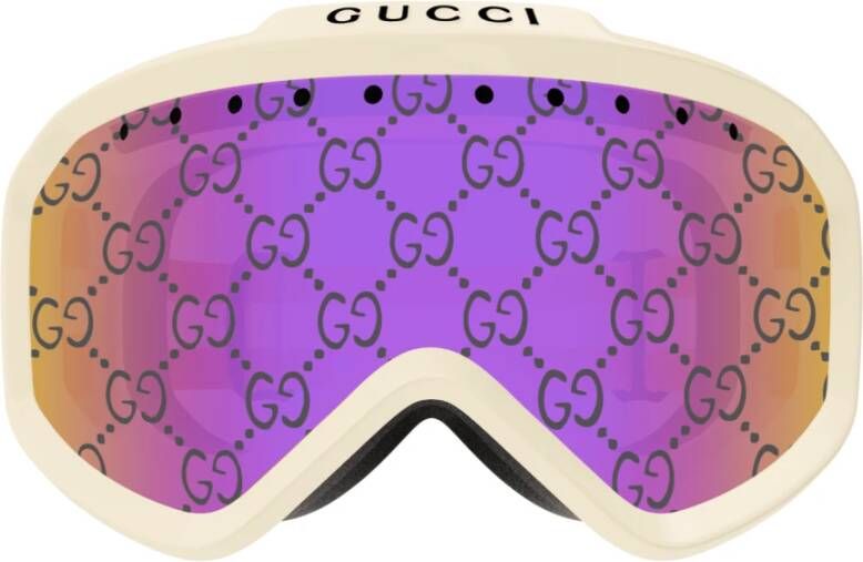 Gucci Geel Oranje Ss23 Dames Zonnebril Meerkleurig Dames