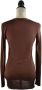 Gucci Vintage Gebruikte Gebreide Kleding & Sweatshirts Goede Staat Brown Dames - Thumbnail 2
