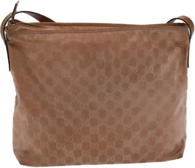 Gucci Vintage Pre-owned Canvas gucci-bags Pink Dames