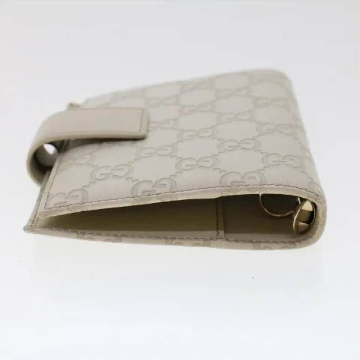 Gucci Vintage Pre-owned Canvas home-office White Dames