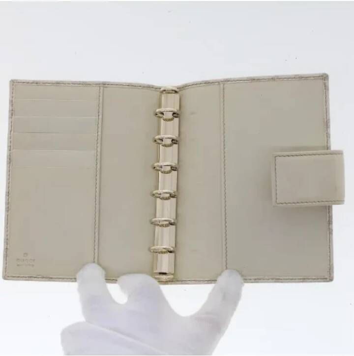 Gucci Vintage Pre-owned Canvas home-office White Dames