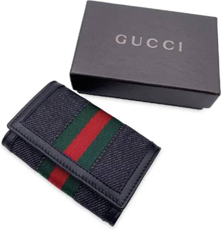 Gucci Vintage Pre-owned Canvas home-office Zwart Dames