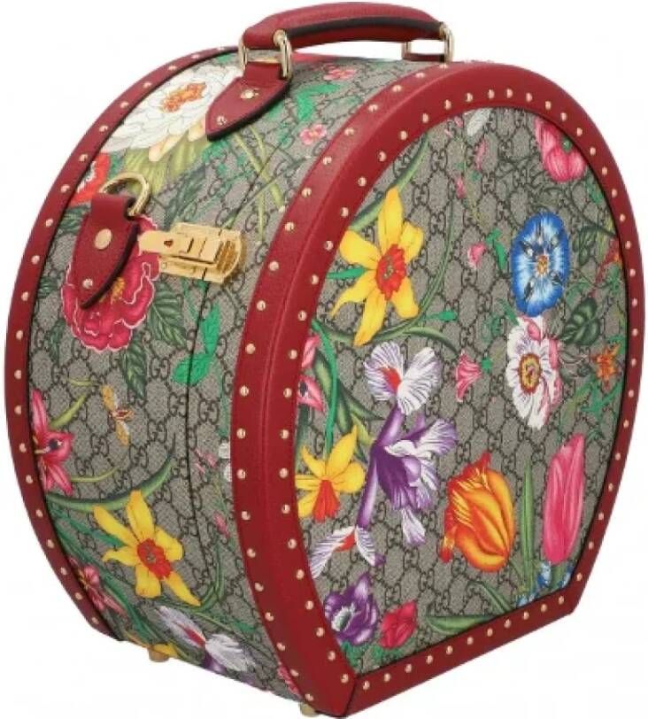 Gucci Vintage Pre-owned Canvas travel-bags Meerkleurig Dames