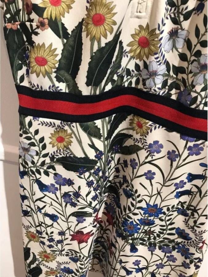 Gucci Vintage Pre-owned Cotton dresses Meerkleurig Dames