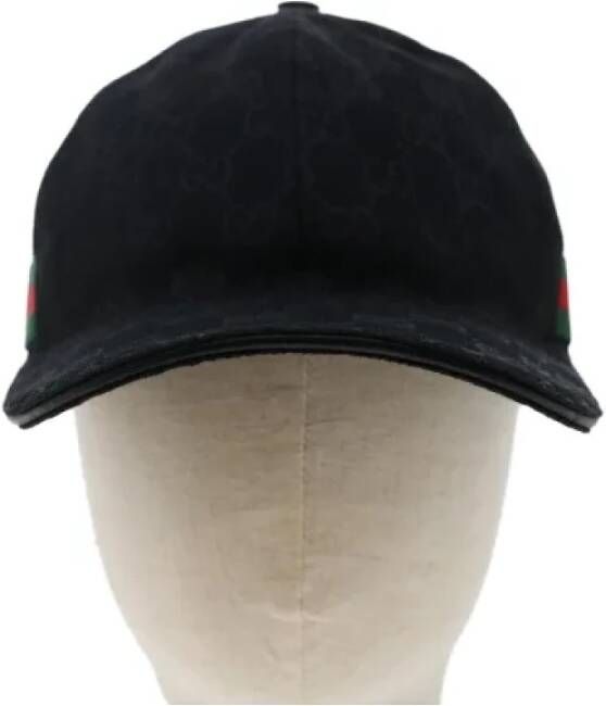 Gucci Vintage Pre-owned Fabric hats Black Unisex