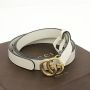Gucci Vintage Pre-owned Leather belts White Dames - Thumbnail 2