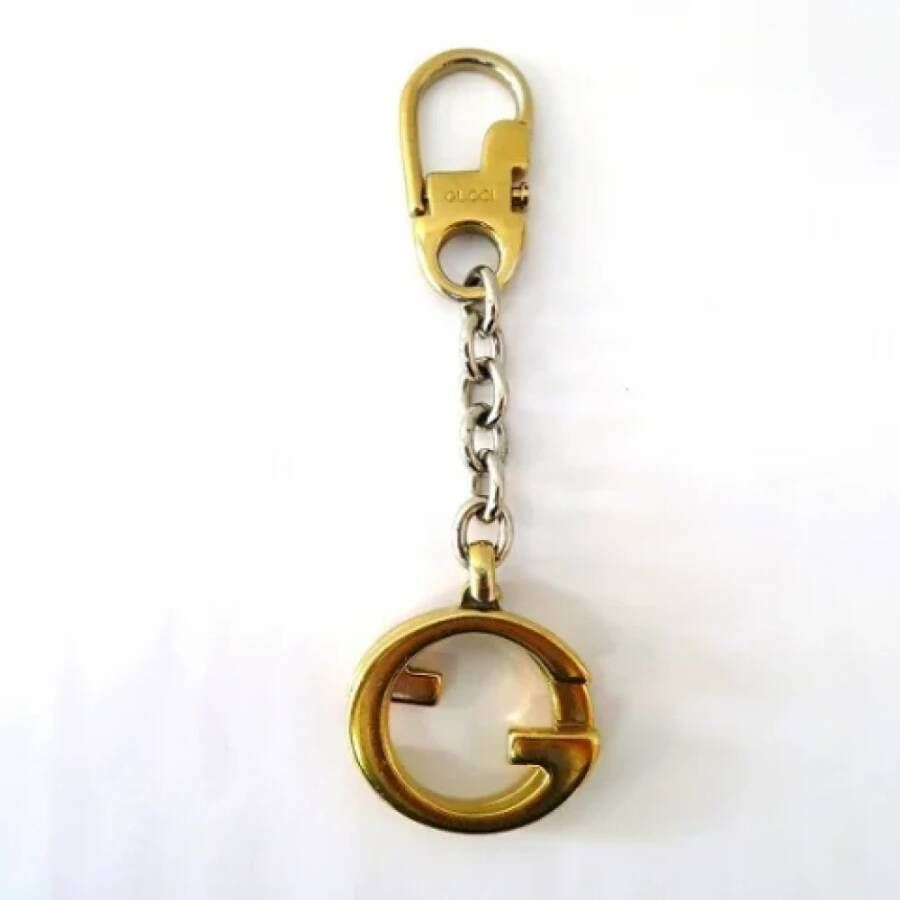 Gucci Vintage Pre-owned Metal key-holders Geel Dames