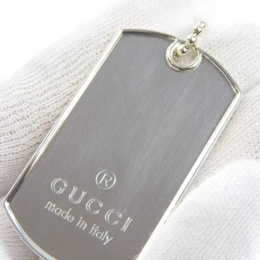 Gucci Vintage Pre-owned Metal key-holders Grijs Dames