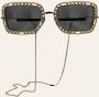 Gucci Vintage Pre-owned Metal sunglasses Zwart Dames - Thumbnail 2
