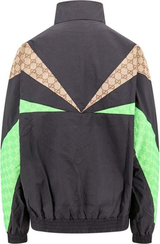 Gucci Sweater met rits Zwart Dames