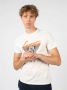 Guess Aansluitend Ronde Hals T-Shirt Beige Heren - Thumbnail 2