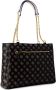 Guess Bruine Polyethyleen Handtas met Contrasterende Details Multicolor Dames - Thumbnail 2