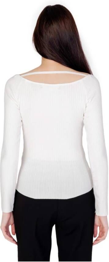 Guess Lena Sweatheart Sweater Wit Dames