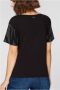 Guess Sprankelend Zwart Tee Shirt Glamoureuze Collectie Black Dames - Thumbnail 2