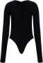 Guess Stijlvolle Zwarte Dames Bodysuit met Lange Mouwen Zwart Dames - Thumbnail 2