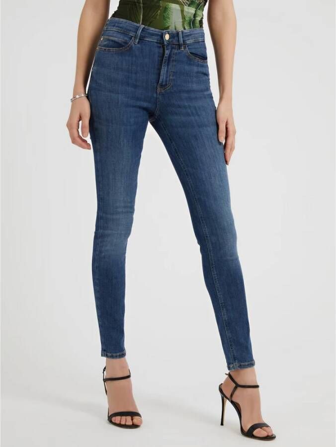 Guess 1981 Skinny Jeans Fashion-Forward Statement Piece Blauw Dames