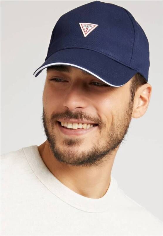 Guess Caps Blauw Heren
